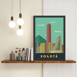 Tablou decorativ, Bogota (35 x 45), MDF , Polistiren, Multicolor