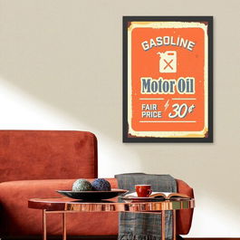 Tablou decorativ, Motor Oil 2 (35 x 45), MDF , Polistiren, Multicolor