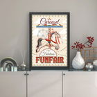 Tablou decorativ, Funfair (40 x 55), MDF , Polistiren, Multicolor