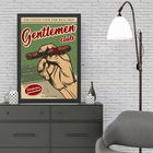 Tablou decorativ, Gentlemen Club 2 (40 x 55), MDF , Polistiren, Multicolor