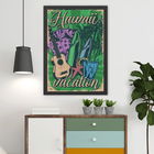 Tablou decorativ, Hawaii 3 (40 x 55), MDF , Polistiren, Multicolor