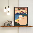 Tablou decorativ, Hawaii (40 x 55), MDF , Polistiren, Multicolor