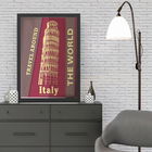 Tablou decorativ, Italy 2 (40 x 55), MDF , Polistiren, Multicolor
