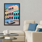 Tablou decorativ, Lahabana (40 x 55), MDF , Polistiren, Multicolor