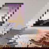 Tablou decorativ, Paris 6 (40 x 55), MDF , Polistiren, Multicolor