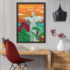 Tablou decorativ, Rio De Janeiro (40 x 55), MDF , Polistiren, Multicolor
