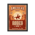 Tablou decorativ, Rodeo Show (40 x 55), MDF , Polistiren, Multicolor