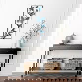 Decoratiune de perete, Tavus, Metal, Dimensiune: 32 x 90 x 5 cm, Multicolor