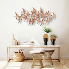 Decoratiune de perete, Martılar, Metal, Dimensiune: 121 x 57 x 5 cm, Multicolor