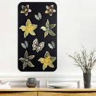 Decoratiune de perete, Wenzhou, Metal, Dimensiune: 40 x 1,5 x 70 cm, Negru