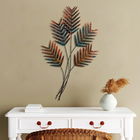 Decoratiune de perete, Toona Sinensis 2, Metal, Dimensiune: 72 x 108 cm, Multicolor