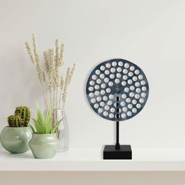 Decoratiune de perete, Mountain Metal Decor, Metal, Dimensiune: 22 x 5 x 35 cm, Negru