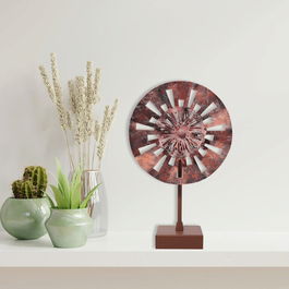 Decoratiune de perete, Never Gıve Up Metal Decor, Metal, Dimensiune: 22 x 6 x 35 cm, Negru