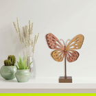 Decoratiune de perete, Timsal, Metal, Dimensiune: 28 x 7 x 37 cm, Negru