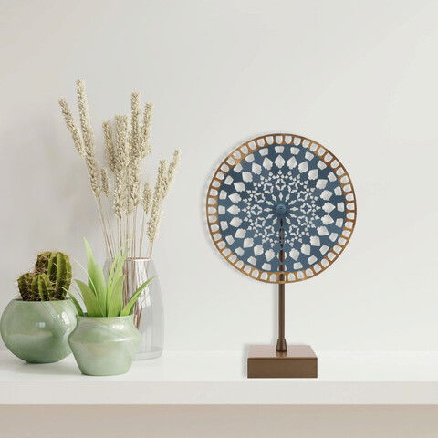 Decoratiune de perete, Mülhem, Metal, Dimensiune: 22 x 5 x 35 cm, Negru