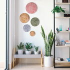 Decoratiune de perete, Cactus Metal Decor, Metal, Lucrat manual, Negru