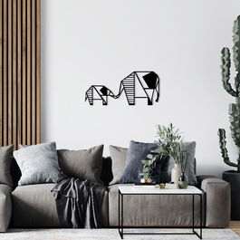 Decoratiune de perete, Cool Woman 2, Metal, Dimensiune: 55 x 25 cm, Negru