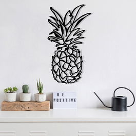 Decoratiune de perete, Vecihi, Metal, Dimensiune: 33 x 60 cm, Negru