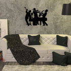Decoratiune de perete, Süveyda, Metal, Dimensiune: 52,5 x 43,5, Negru