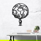Decoratiune de perete, Pıano, Metal, Dimensiune: 44 x 60 cm, Negru