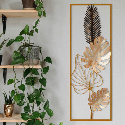 Decoratiune de perete, Do More Of What Makes You Happy Metal Decor, Metal, Dimensiune: 32 x 5 x 90 cm, Negru