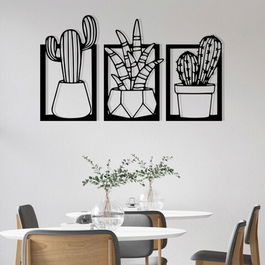 Decoratiune de perete, World Map Metal Decor, Metal, Dimensiune: 49 x 29 cm, Negru