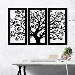 Decoratiune de perete, World Map Metal Decor 2, Metal, Dimensiune: 103 x 65 cm, Negru