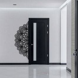 Decoratiune de perete, Amor, Metal, Dimensiune: 160 x 57 cm, Negru