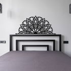 Decoratiune de perete, Vaveyla, Metal, Dimensiune: 160 x 72 cm, Negru