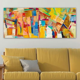 Tablou decorativ, YTY129236510_50120, Canvas , Lemn, Multicolor