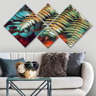 Set 4 tablouri decorative, 4MDF1021993279, MDF, Imprimat UV, Multicolor