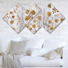 Set 4 tablouri decorative, 4MDF1220574133, MDF, Imprimat UV, Multicolor