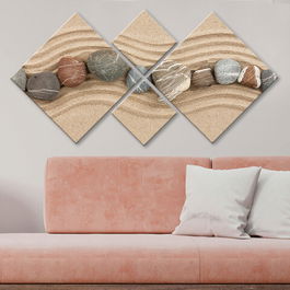 Set 4 tablouri decorative, 4MDF150269009, MDF, Imprimat UV, Multicolor