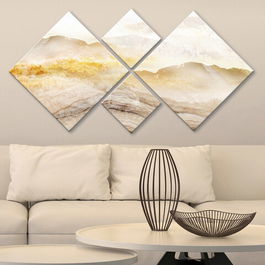 Set 4 tablouri decorative, 4MDF1662049060, MDF, Imprimat UV, Multicolor