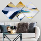 Set 4 tablouri decorative, 4MDF1955509222, MDF, Imprimat UV, Multicolor