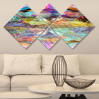 Set 4 tablouri decorative, 4MDF225299644, MDF, Imprimat UV, Multicolor