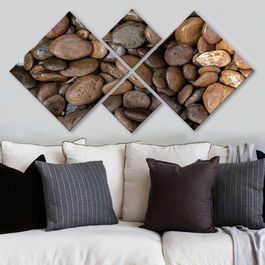 Set 4 tablouri decorative, 4MDF2263747, MDF, Imprimat UV, Multicolor