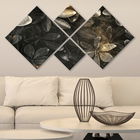 Set 4 tablouri decorative, 4MDF2338840, MDF, Imprimat UV, Multicolor