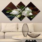 Set 4 tablouri decorative, 4MDF2774191, MDF, Imprimat UV, Multicolor