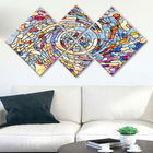 Set 4 tablouri decorative, 4MDF608678174, MDF, Imprimat UV, Multicolor