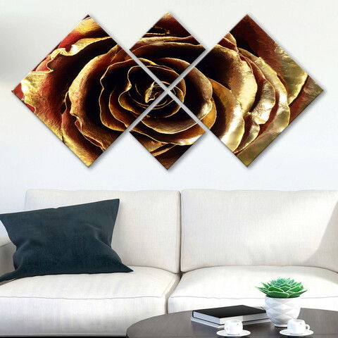 Set 4 tablouri decorative, 4MDF757862101, MDF, Imprimat UV, Multicolor