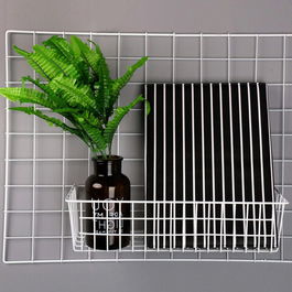 Decoratiune de perete, WR014, Metal, Dimensiune: 38 x 13 x 16 cm, Alb