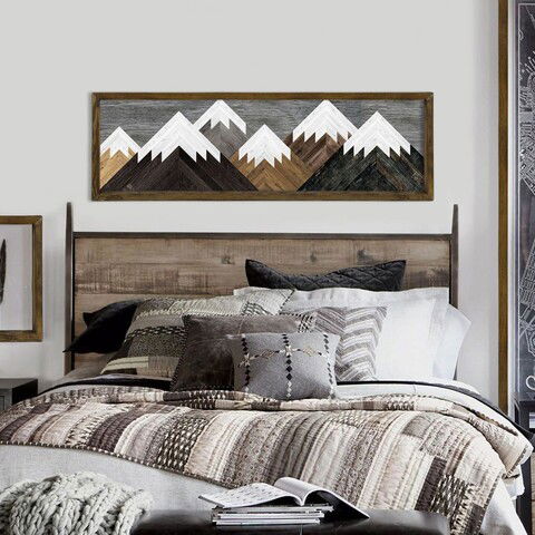 Tablou decorativ, TAH024, MDF, Imprimat UV, Multicolor