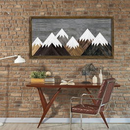 Tablou decorativ, TAH044, MDF, Imprimat UV, Multicolor