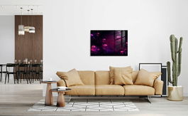Tablou decorativ, 1234, Sticla temperata, 30 x 45 cm, Multicolor