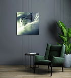 Tablou decorativ, 1260, Sticla temperata, Dimensiune: 40 x 40 cm, Multicolor