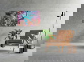 Tablou decorativ, 1294, Sticla temperata, 70 x 100 cm, Multicolor