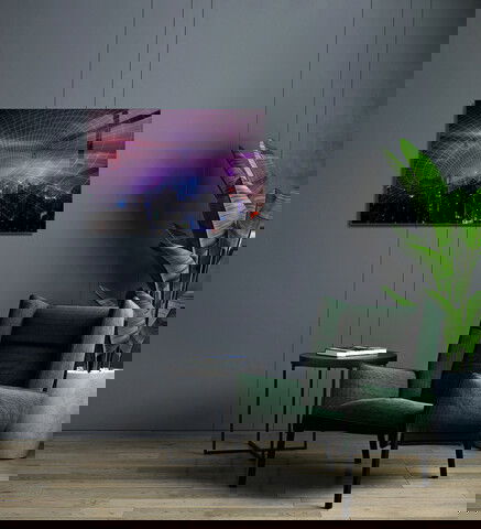 Tablou decorativ, 1394, Sticla temperata, 70 x 100 cm, Multicolor