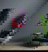 Tablou decorativ, 1490, Sticla temperata, 70 x 100 cm, Multicolor