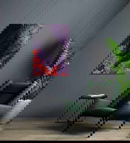 Tablou decorativ, 1490, Sticla temperata, 70 x 100 cm, Multicolor